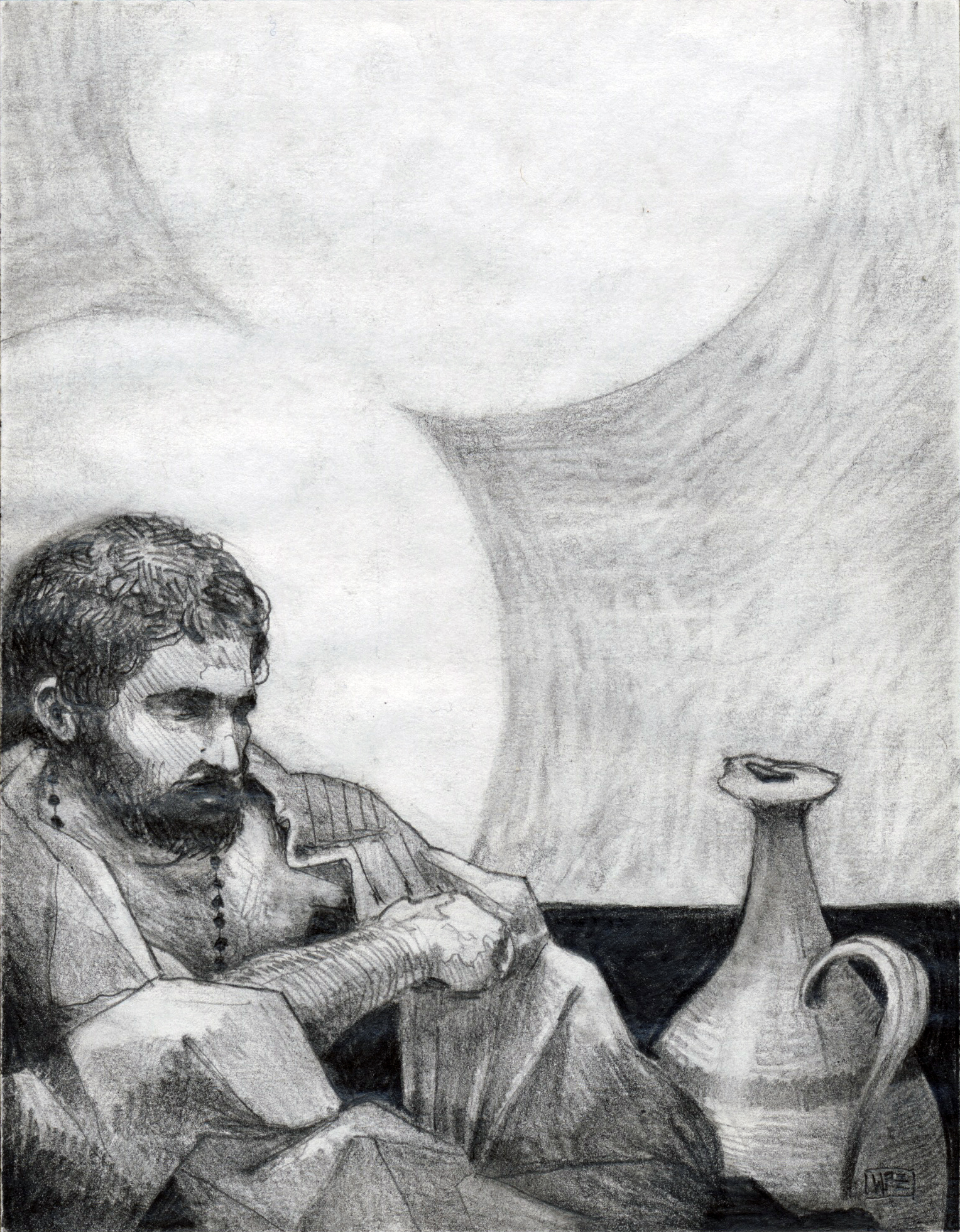 1528x1961 Mount St. Joseph University - St Joseph Sketch