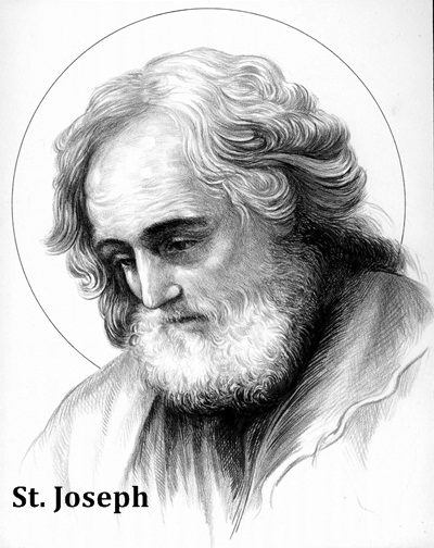 400x504 Seven Things Tuesday From St. Joseph To Feeling Happy - St Joseph Sketch