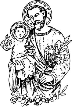 236x351 St Joseph Clip Art Clipart - St Joseph Sketch