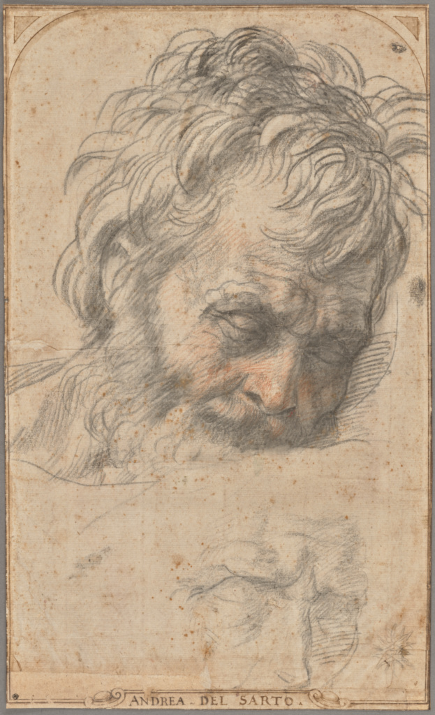 623x1024 Study For The Head Of Saint Joseph (Recto) Two Studies Of Legs - St Joseph Sketch