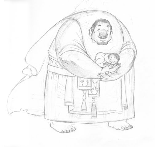 504x478 Catholic Colors Has Moved St. Joseph And The Little Lamb - St Joseph Sketch