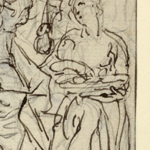 300x300 Drawing, Death Of St. Joseph, 1880 Images Objects Collection - St Joseph Sketch