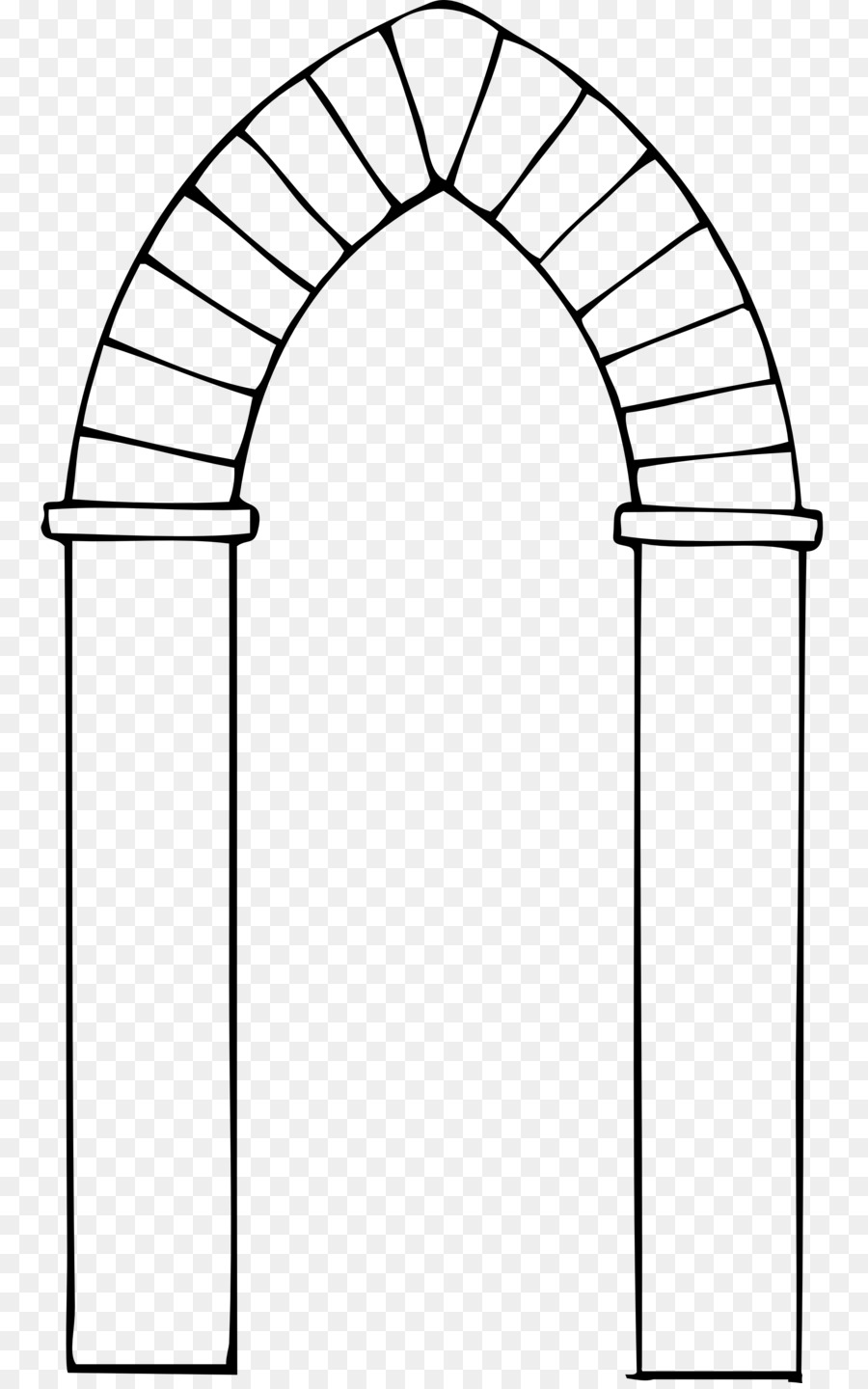 900x1440 Gateway Arch Islamic Arches Clip Art - St Louis Arch Sketch