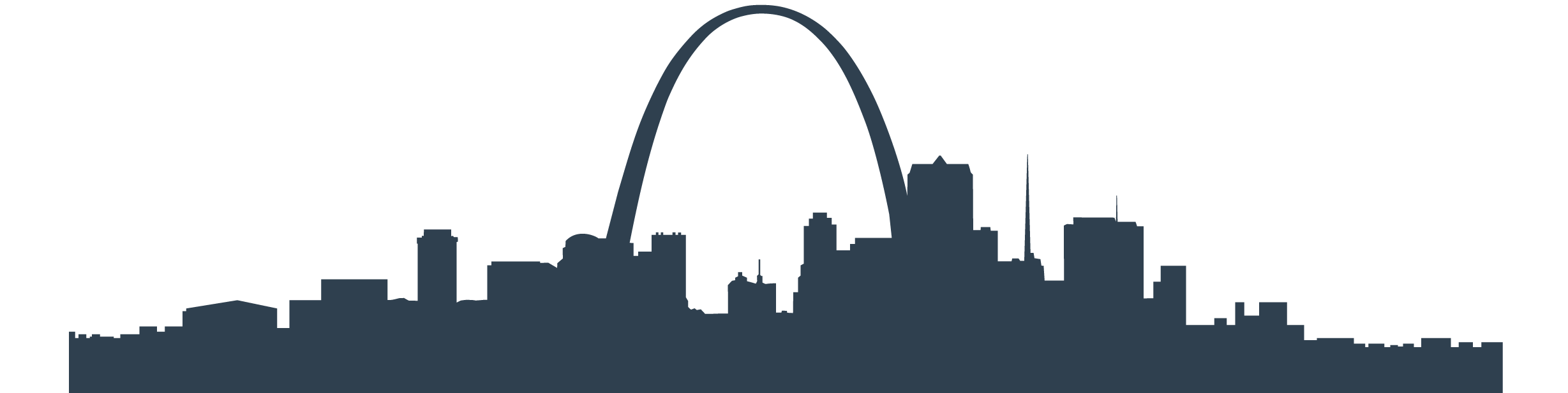 2457x617 St. Louis Skyline Tats Skyline Tattoo, Tattoos And - St Louis Skyline Sketch