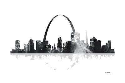 400x267 Beautiful St. Louis, Mo Artwork For Sale, Posters And Prints - St Louis Skyline Sketch
