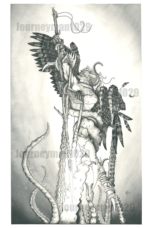 500x750 St. Michael Journeyman1029 - St Michael Sketch