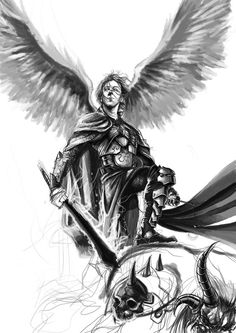 236x333 94 Best Archangel Tattoos Images Archangel Michael - St Michael The Archangel Sketch