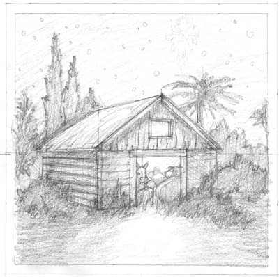 400x398 Silver Apples Of The Moon Sketch Check - Stable Sketch