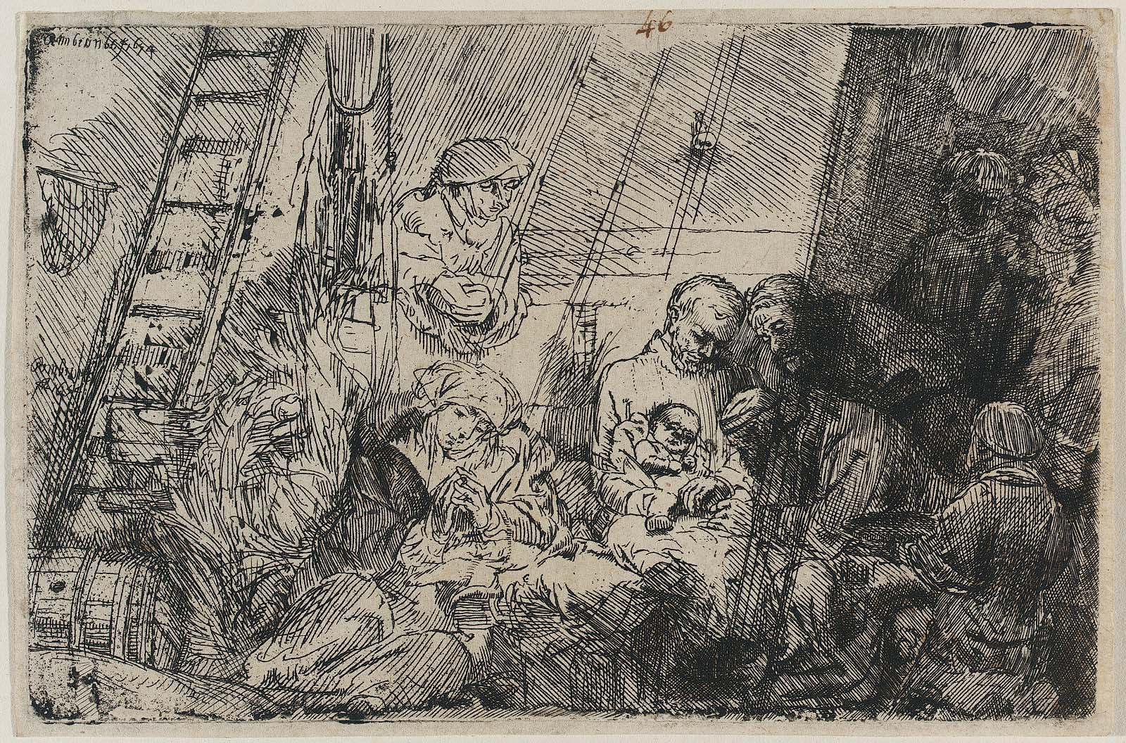 1600x1056 The Circumcision In The Stable Museum Of Fine Arts, Boston - Stable Sketch