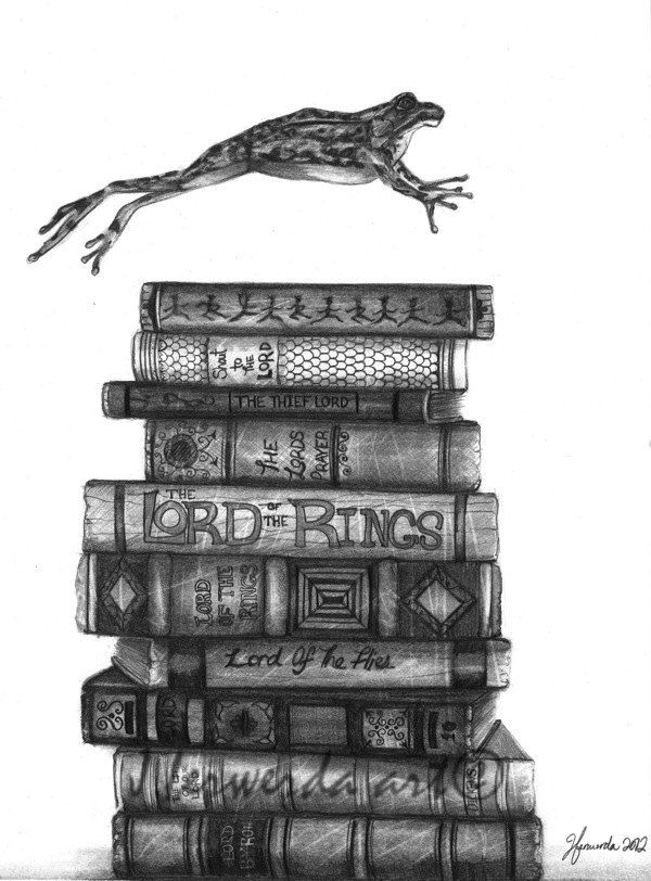 600x812 Vintage Book Stack Sketch - Stack Of Books Sketch