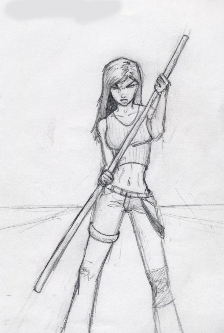 733x1089 Traditional Staff Sexual Stats Shewolf Shakti - Staff Sketch