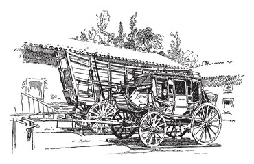370x240 Search Photos Stagecoach - Stagecoach Sketch