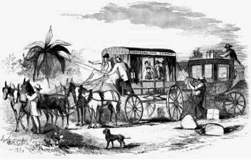 500x320 Stagecoach Terms And Slang Legends Of America - Stagecoach Sketch