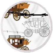 180x180 Stagecoach Without Horses - Stagecoach Sketch