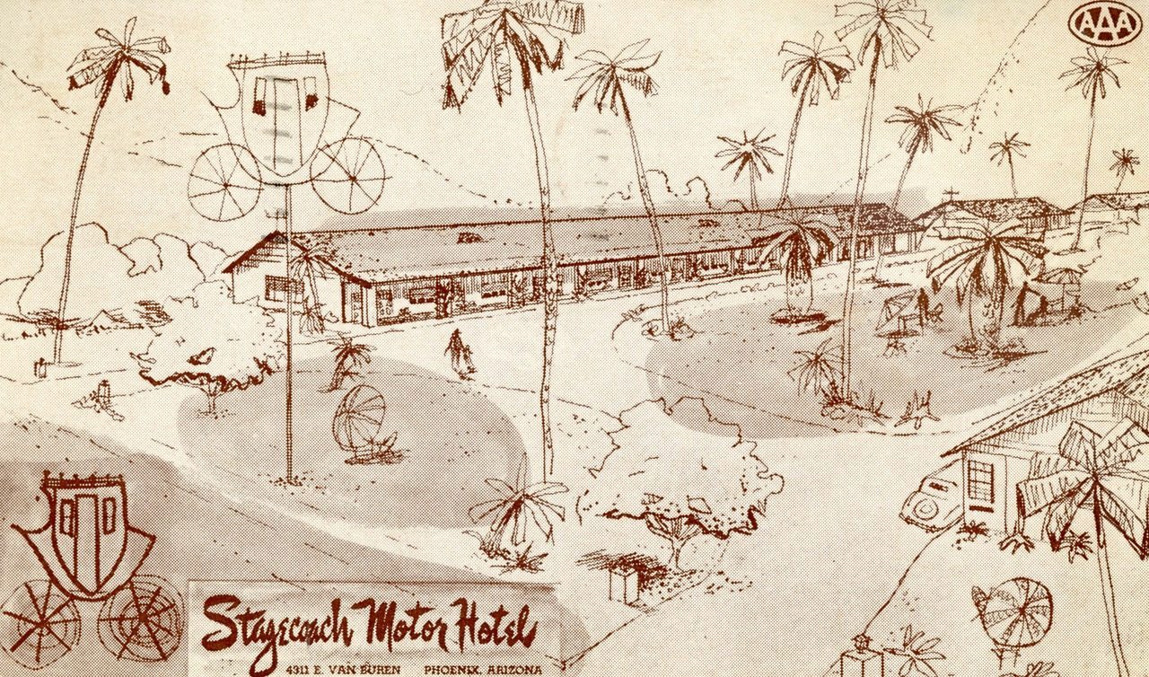 1280x754 The Stagecoach Motor Hotel - Stagecoach Sketch