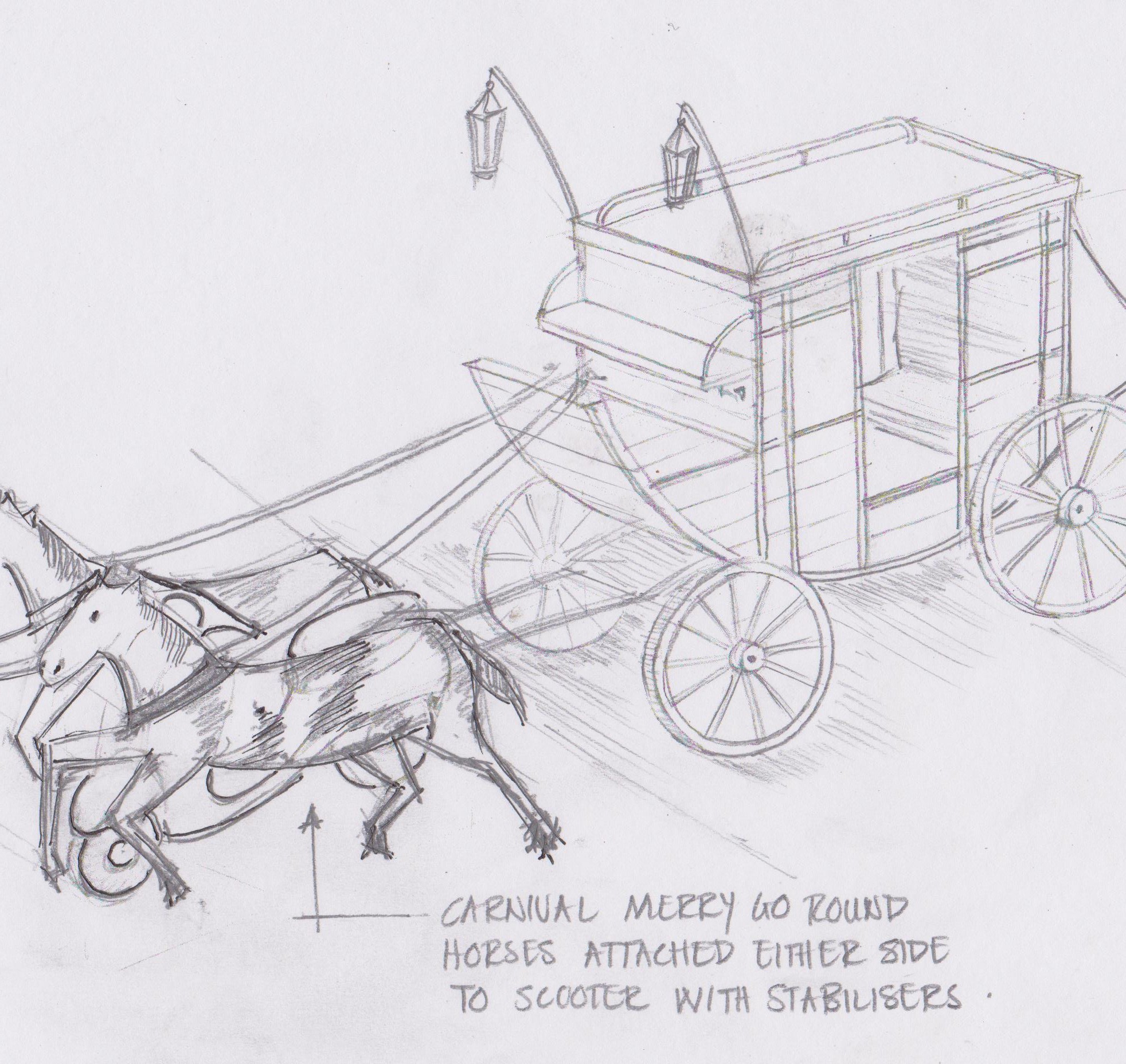 1964x1856 Wild Ass Stagecoach - Stagecoach Sketch