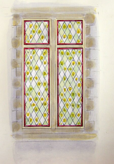 450x650 Stained Glass Design Variety (Part 1) The Questions Of Glass - Stained Glass Sketch