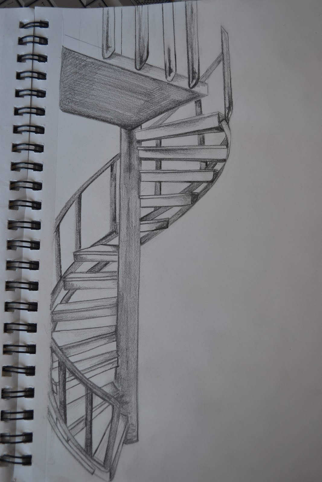 1067x1600 My Wise Experience 2nd Sketch And Good News - Stairs Sketch