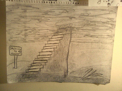 500x375 Stairway To Heaven Sketch (Rough) Jordan Lucchino - Stairway To Heaven Sketch