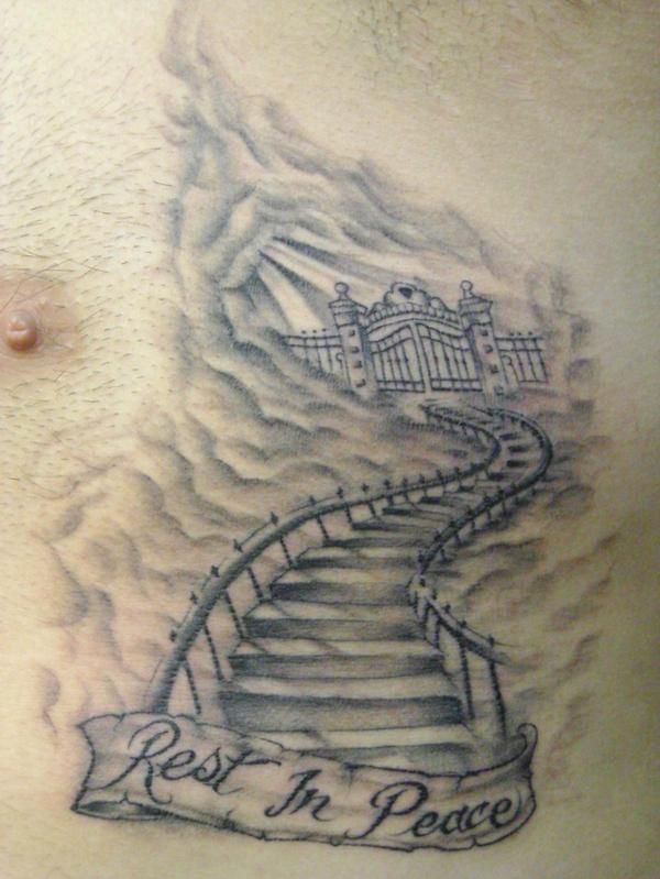 600x799 Stairway To Heaven Tattoo Gallery Stairway To Heaven Photos From - Stairway To Heaven Sketch
