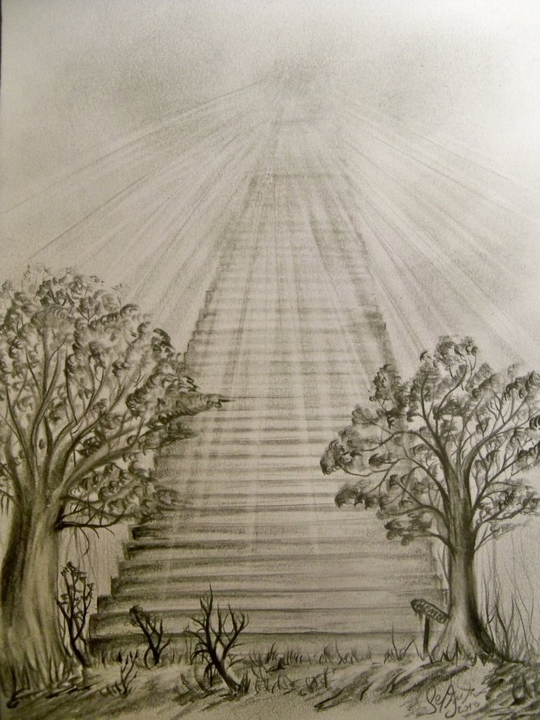 774x1032 Stairway To Heaven By Roccodelfranco - Stairway To Heaven Sketch