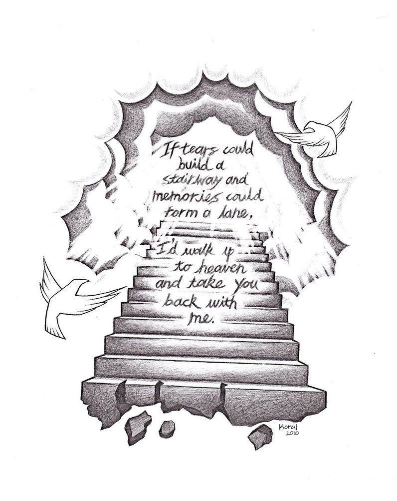 796x1003 I Felt Like This Sketch Needed Some Script On It Because It Looked - Stairway To Heaven Sketch