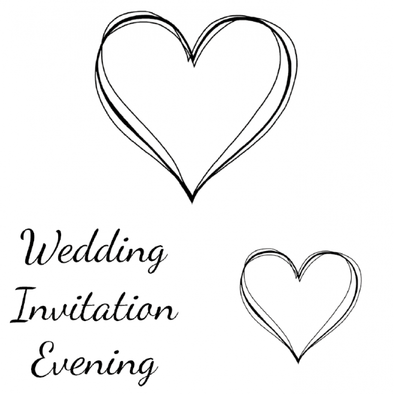 800x800 Sketch Heart Clear Stamps - Stamp Sketch