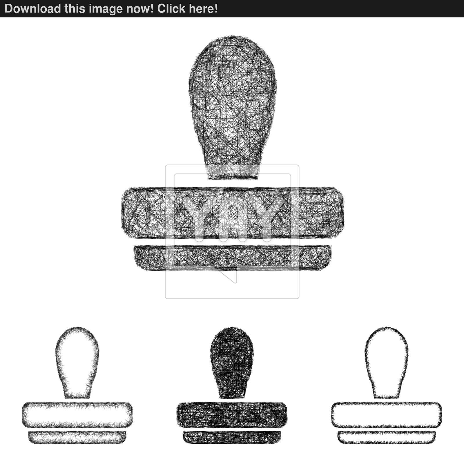 1600x1600 Stamp Icon Set - Stamp Sketch