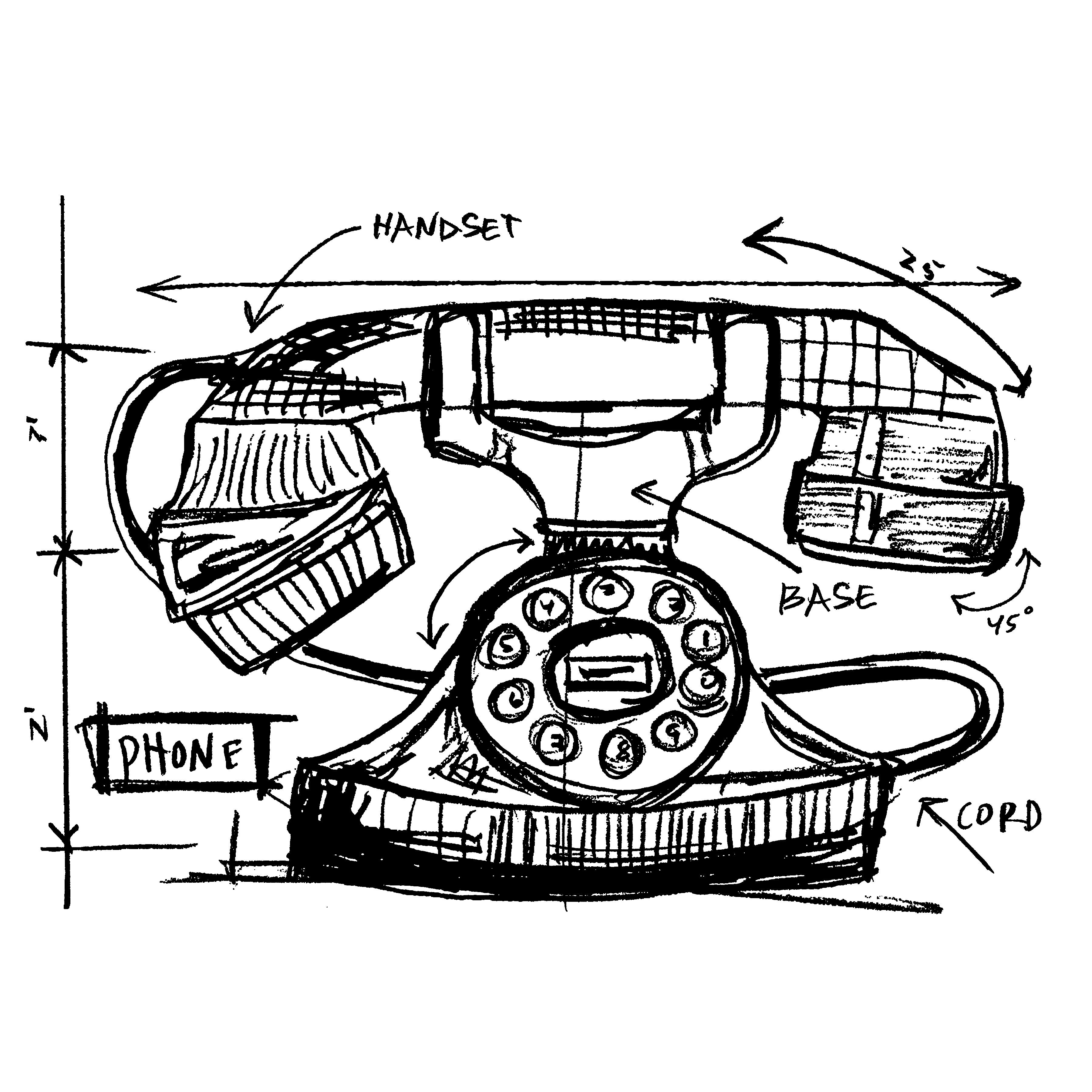 3600x3600 Tim Holtz Red Rubber Stamp Phone Sketch Digi Stampstemplates - Stamp Sketch