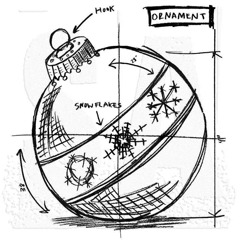 800x800 Tim Holtz Wood Mounted Stamp - Stamp Sketch