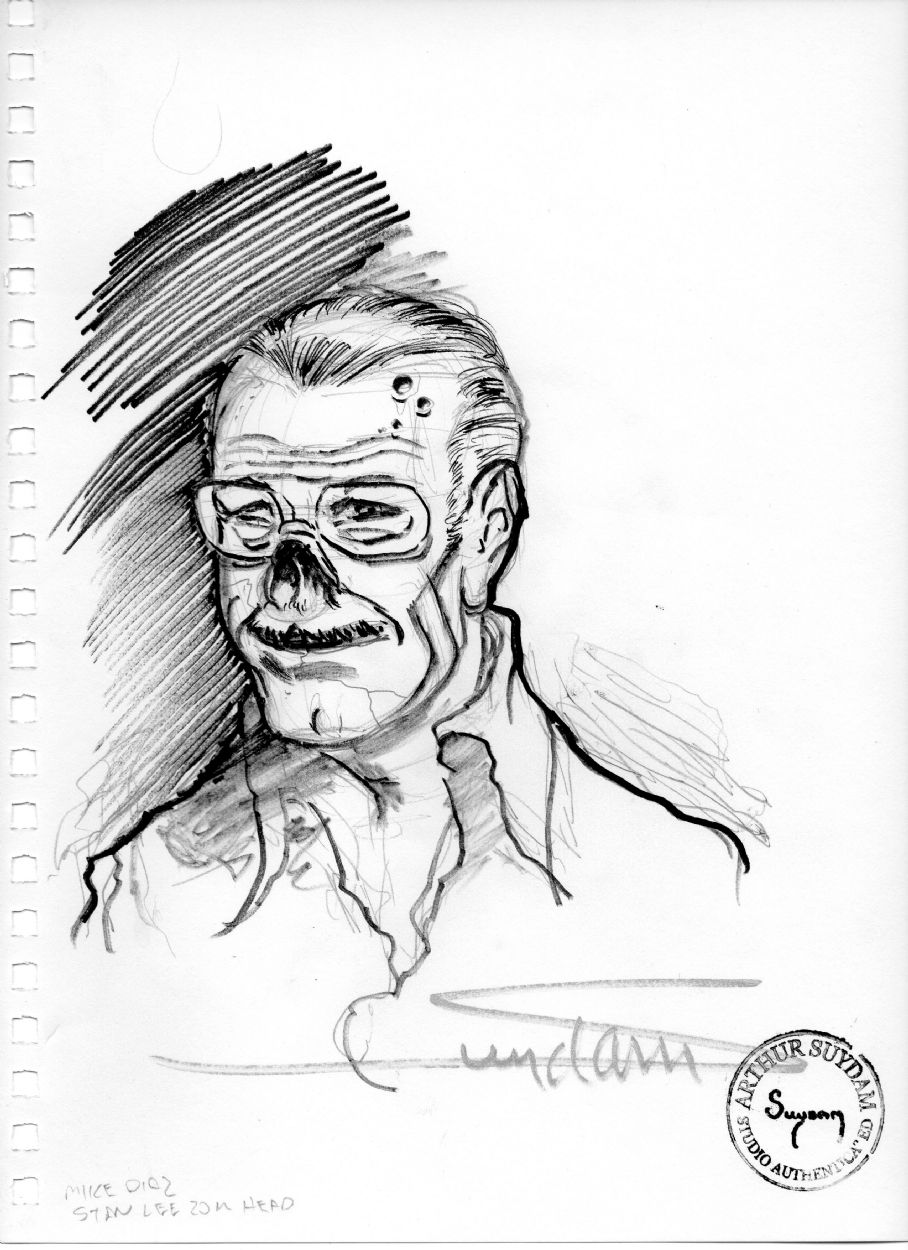 Stan Lee Sketch at PaintingValley.com | Explore collection of Stan Lee ...