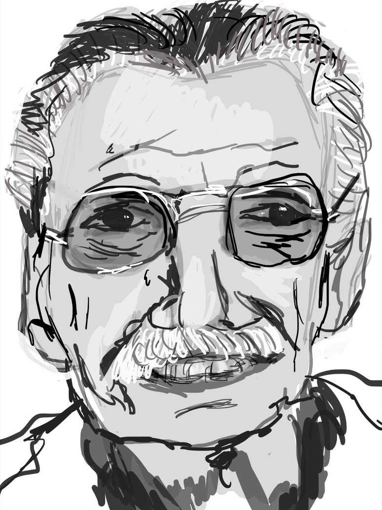 Stan Lee Sketch at PaintingValley.com | Explore collection of Stan Lee ...