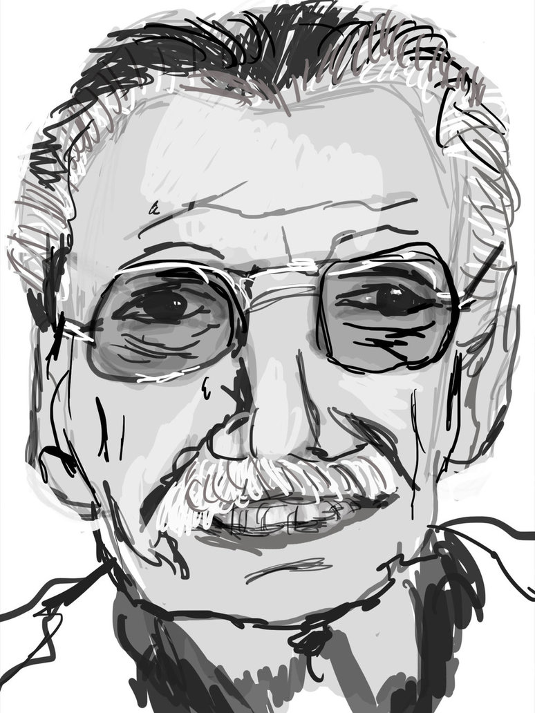 774x1032 Stan Lee Sketch By Danielaurista - Stan Lee Sketch