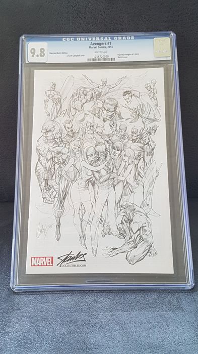 393x700 Avengers - Stan Lee Sketch