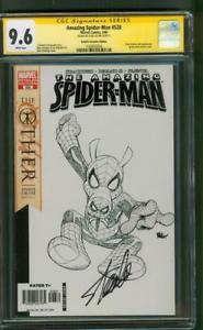 185x300 Amazing Spider Man 528 Cgc Ss 9.6 Stan Lee Retailer Incentive - Stan Lee Spiderman Sketch