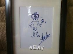 250x186 Stan Lee Rare Original Art Hand Drawn Spider Man Signed Sketch - Stan Lee Spiderman Sketch
