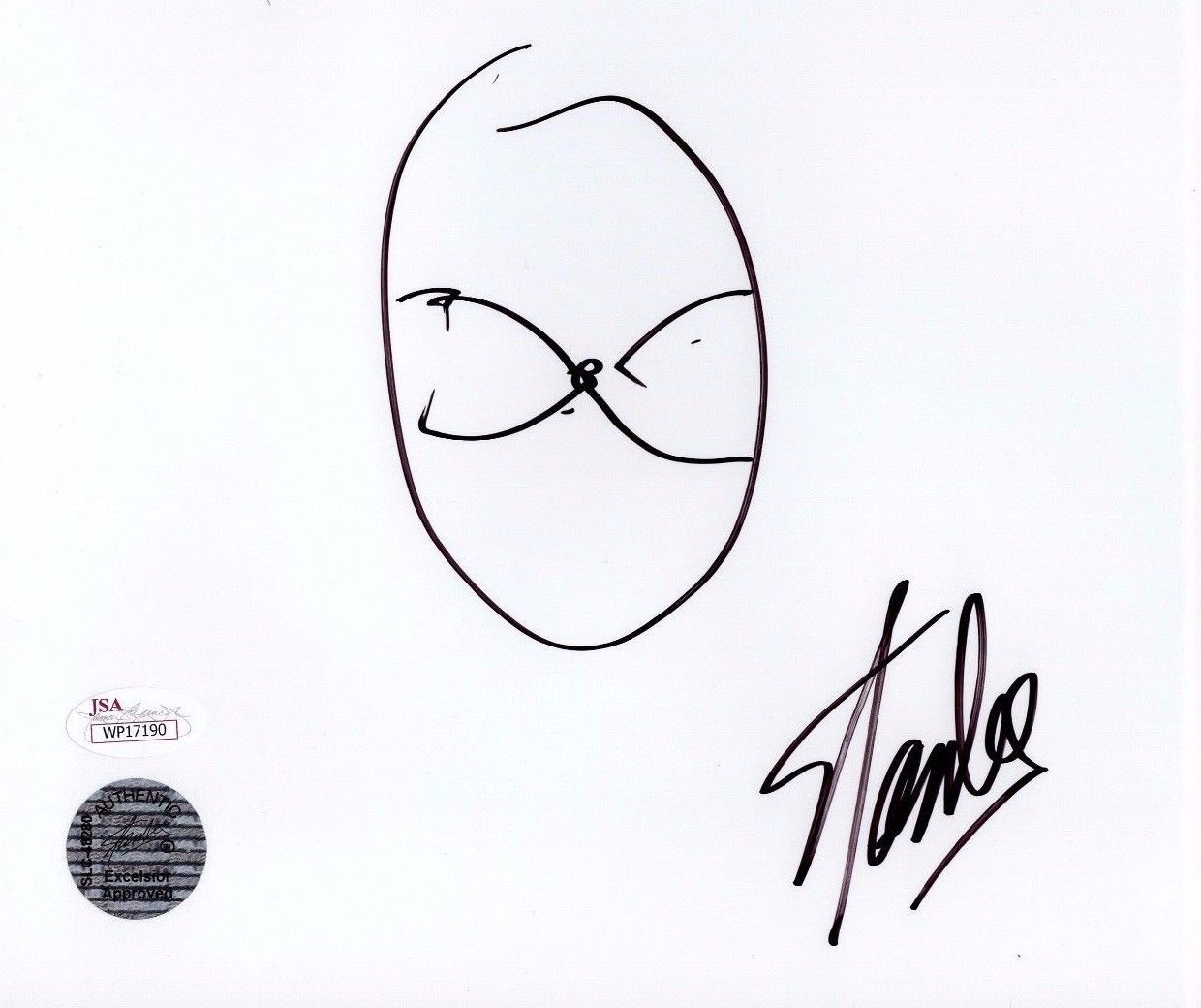1240x1040 Stan Lee Spider Man Authentic Quick Sketch 7x8 Autograph White - Stan Lee Spiderman Sketch