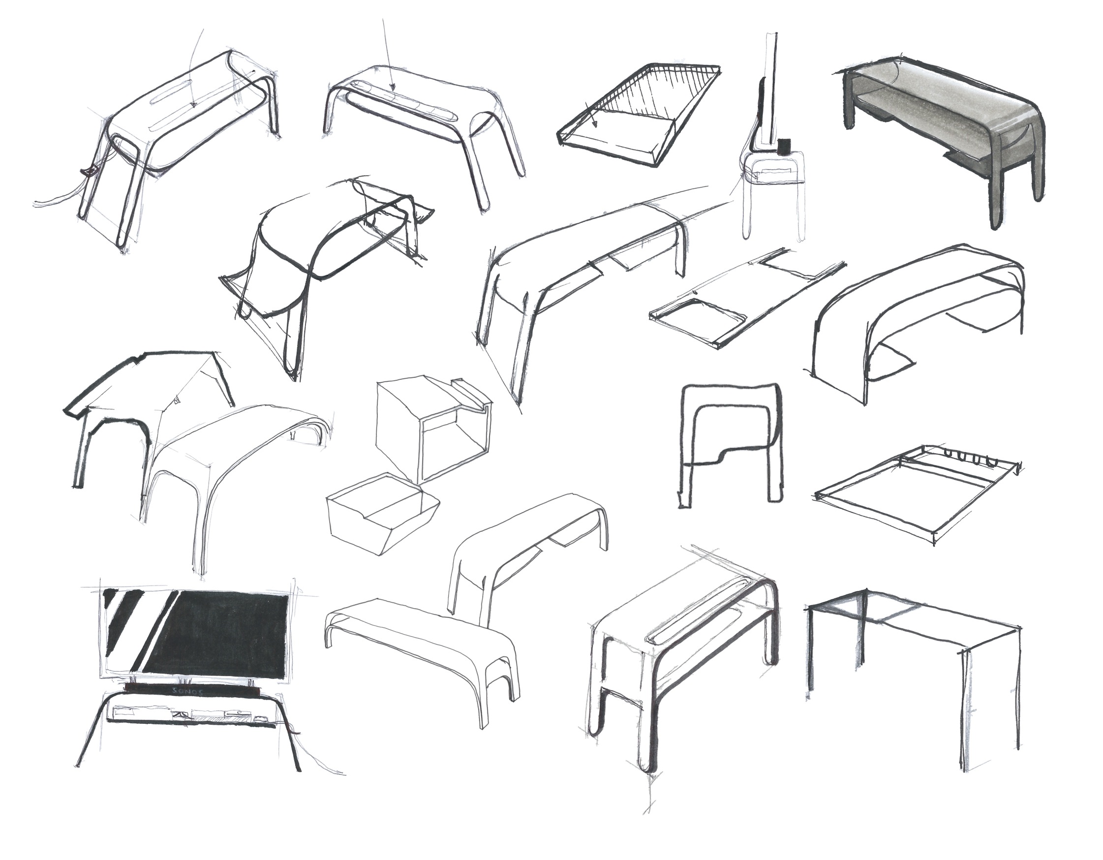 2242x1748 One Tv Stand - Stand Sketch