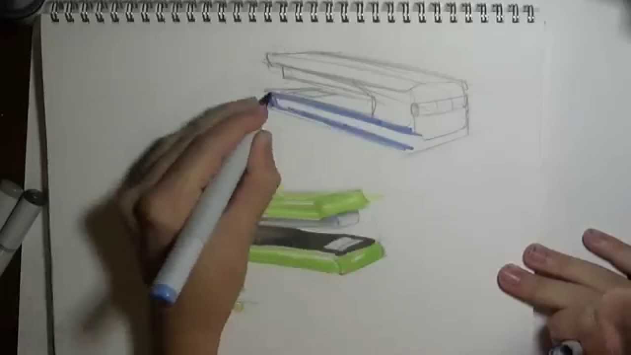 1280x720 Sketch A Day - Stapler Sketch
