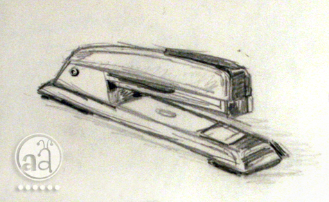 475x293 A Sketch A Day Week 5 And 6 Artsy Ants - Stapler Sketch