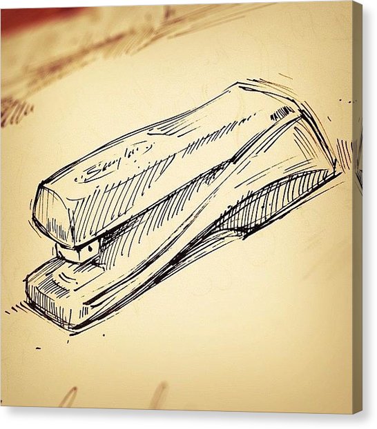 Stapler Sketch at PaintingValley.com | Explore collection of Stapler Sketch