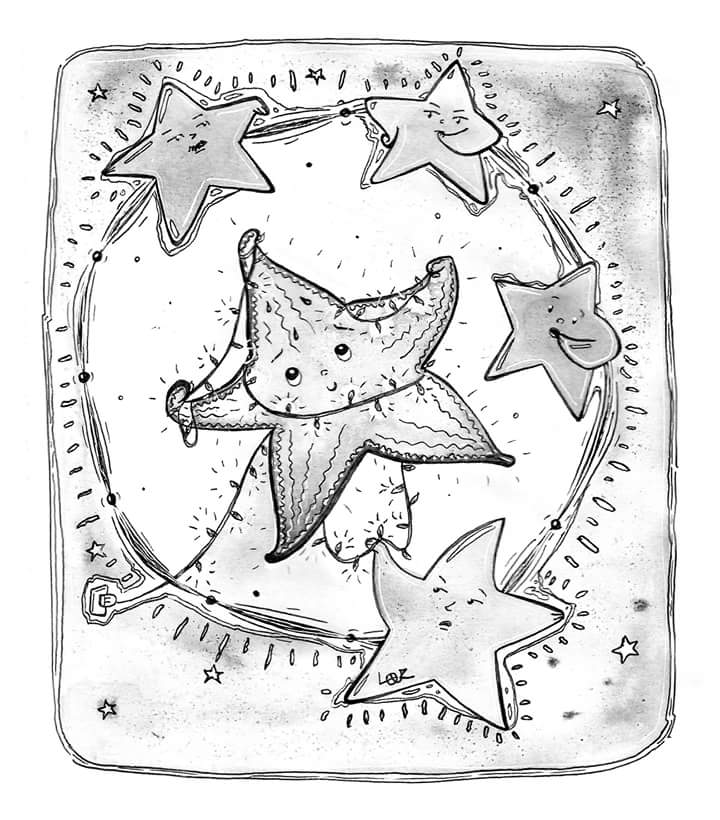 720x820 Alunares On Twitter 8 - Star Sketch Images