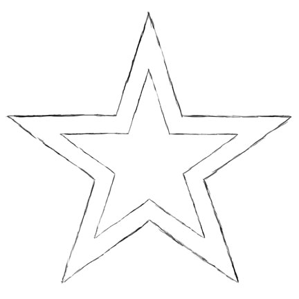 432x432 Suzy Q Star Tattoo By Jmk1999 - Star Sketch Tattoo