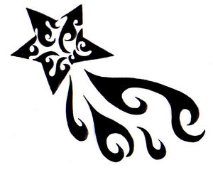 300x239 Tribal Nautical Star Tattoo Designs - Star Tattoo Sketch