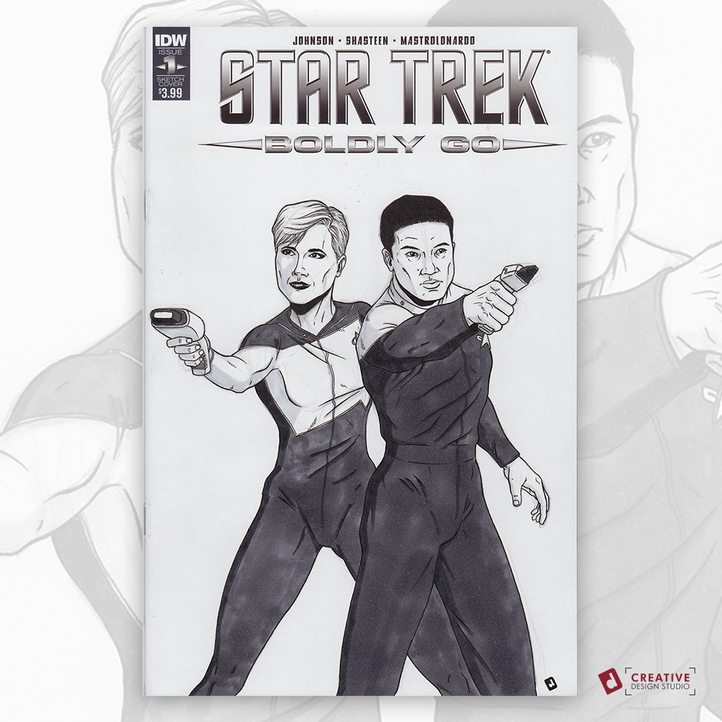 1024x1024 Star Trek Sketch Cover On Behance - Star Trek Sketch