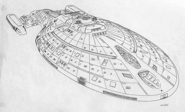 640x388 The Star Trek Prop, Costume Amp Auction Blog Rick Sternbach - Star Trek Sketch