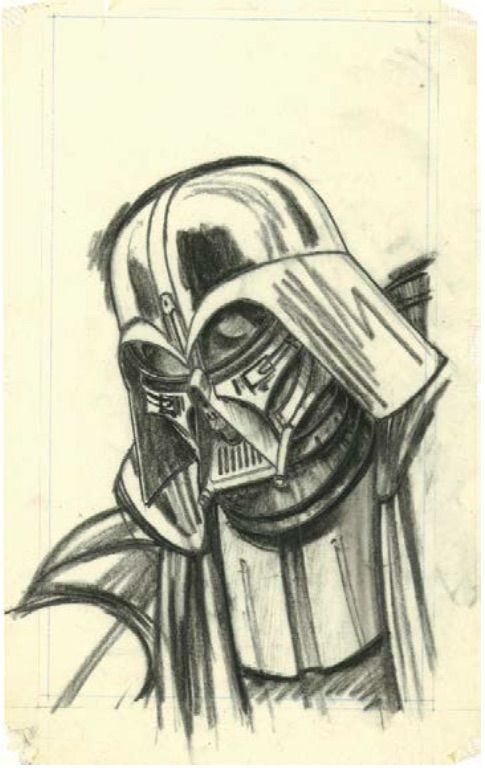 485x768 Mcquarrie - Star Wars Pencil Sketch