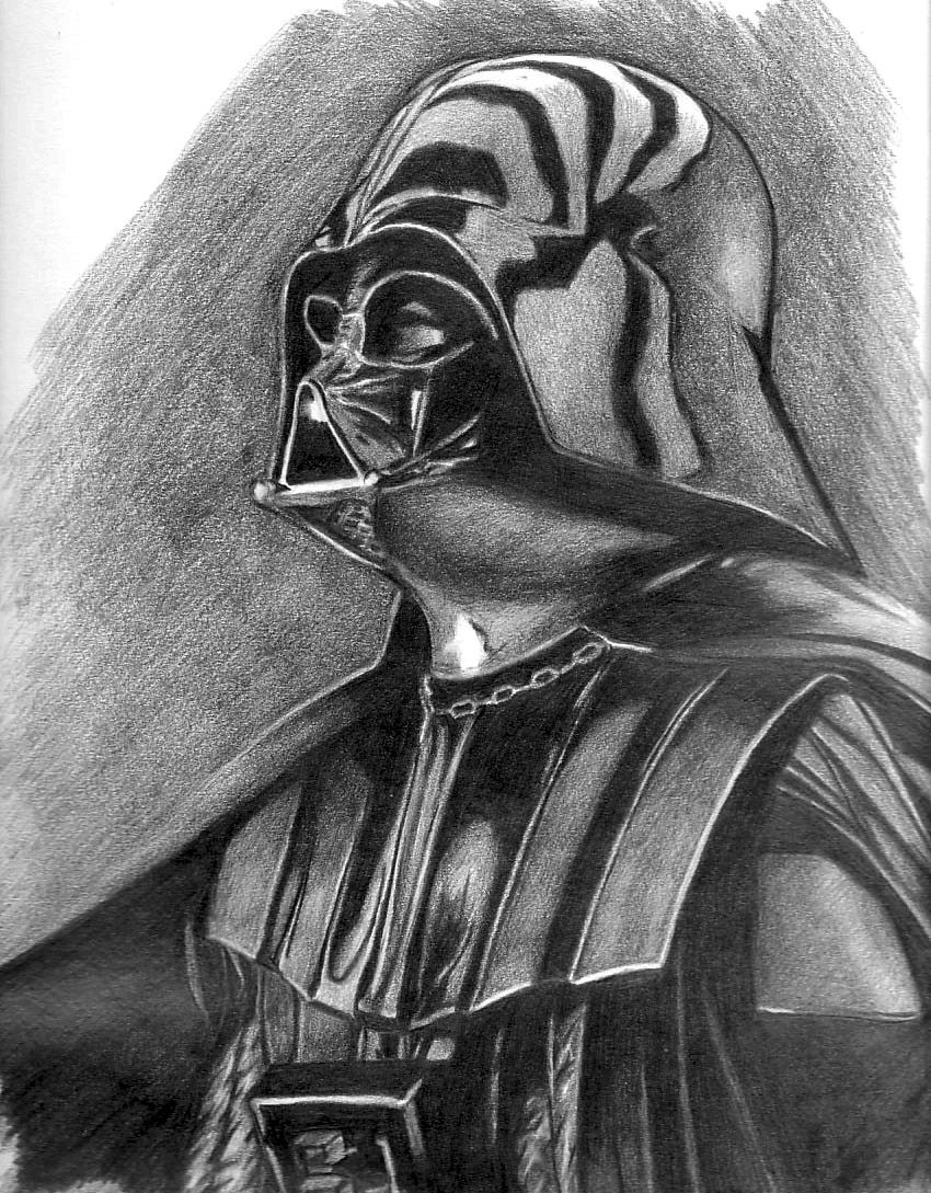 850x1089 Darth Vader Pencil Drawings - Star Wars Pencil Sketch