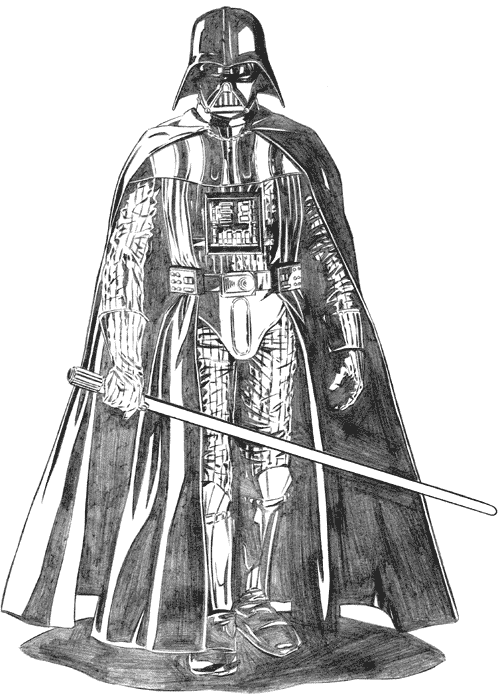 500x695 Star Wars Sketchbook 1adarthvadersketch - Star Wars Sketch Art