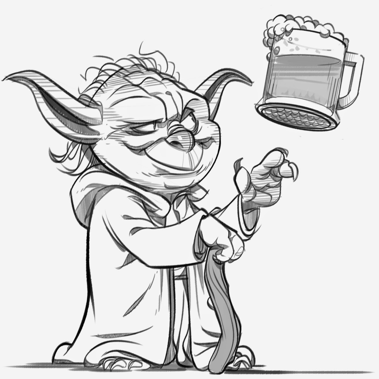 1250x1250 P.cohen Sketch Blog Star Wars Sketches - Star Wars Sketches